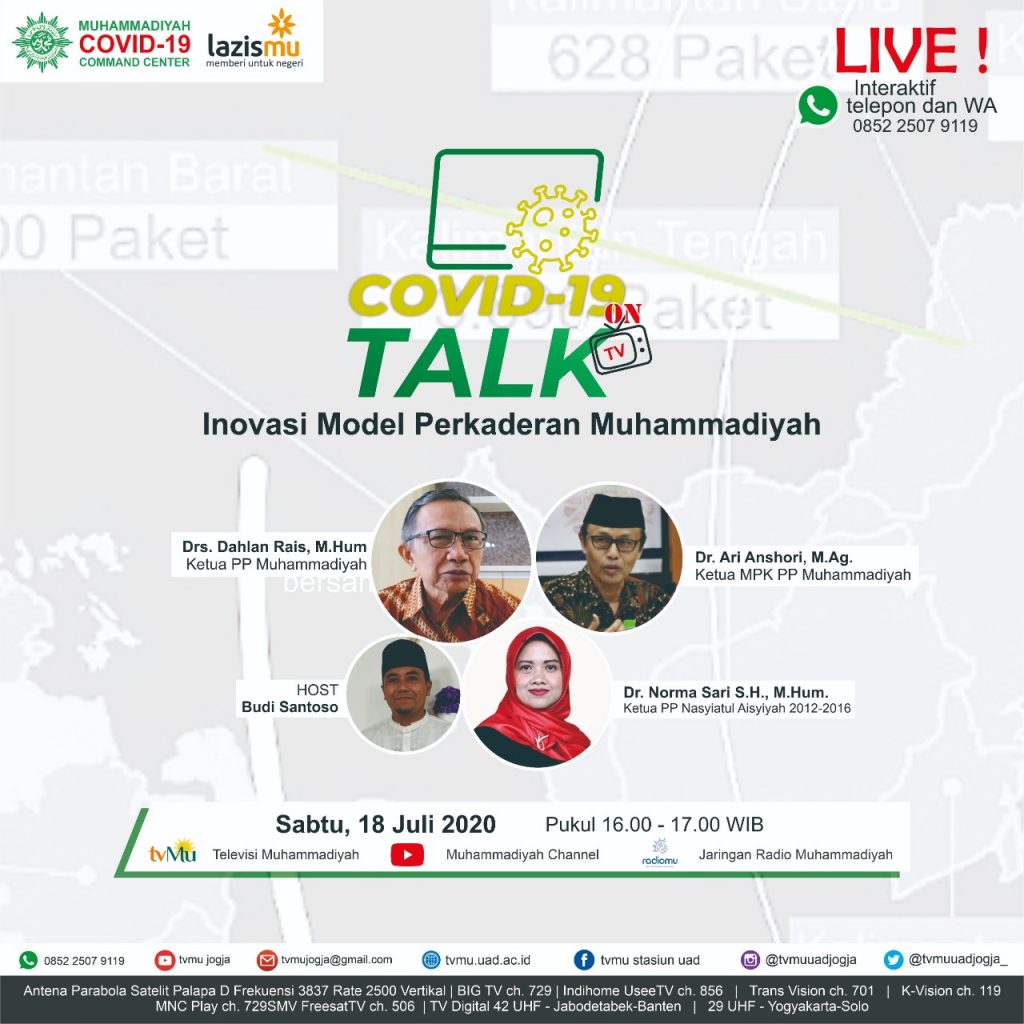 (VIDEO) Covid-19 Talk Part 87 : Inovasi Model Perkaderan Muhammadiyah
