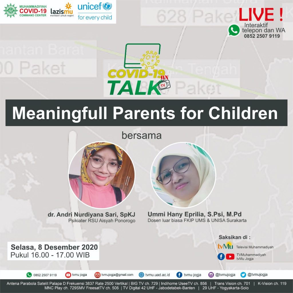 (VIDEO) Covid-19 Talk Part 173 : Meaningful Parents for Children