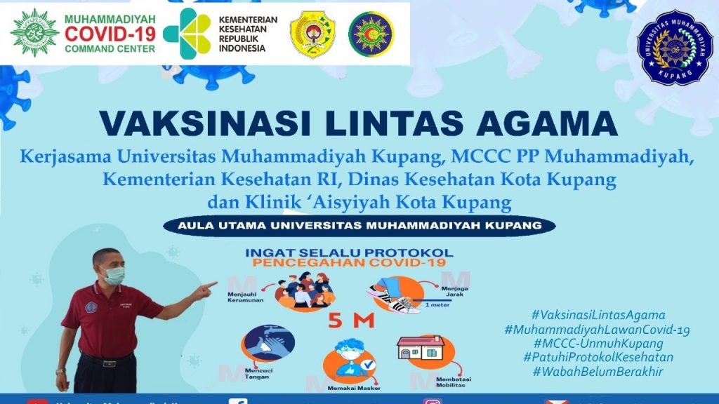 Vaksinasi Lintas Agama | Universitas Muhammadiyah Kupang