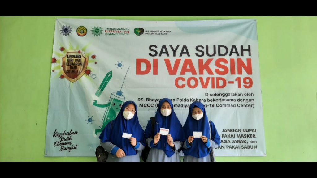 Vaksinasi di Pontren Daarul Ilmi Muhammadiyah Tarakan
